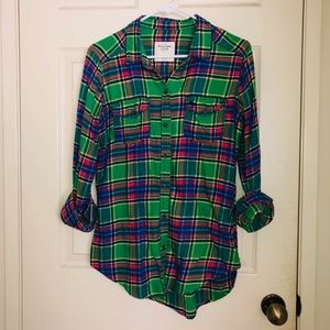 Abercrombie plaid shirt (LIKE NEW)